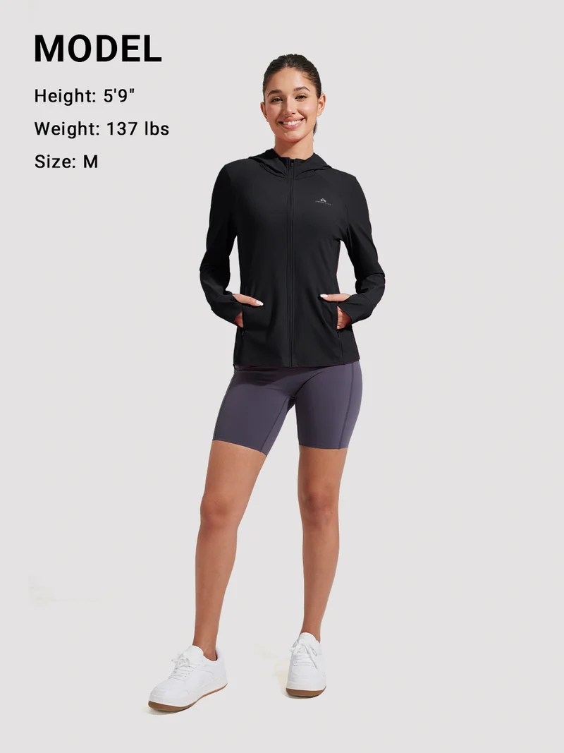 Women's UPF 50+ Full-Zip Sun Protection Jacket