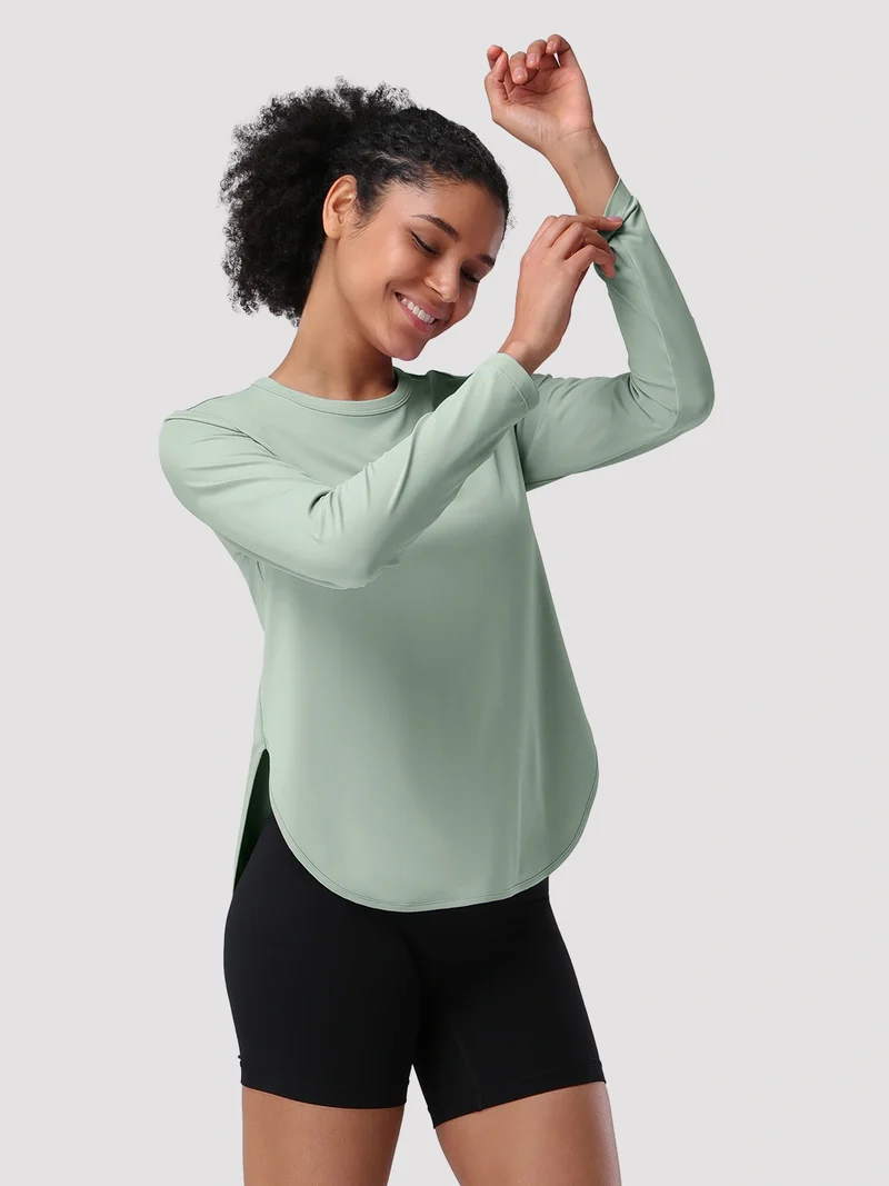 Women's UPF 50+ High-Low Hem Sun Tee