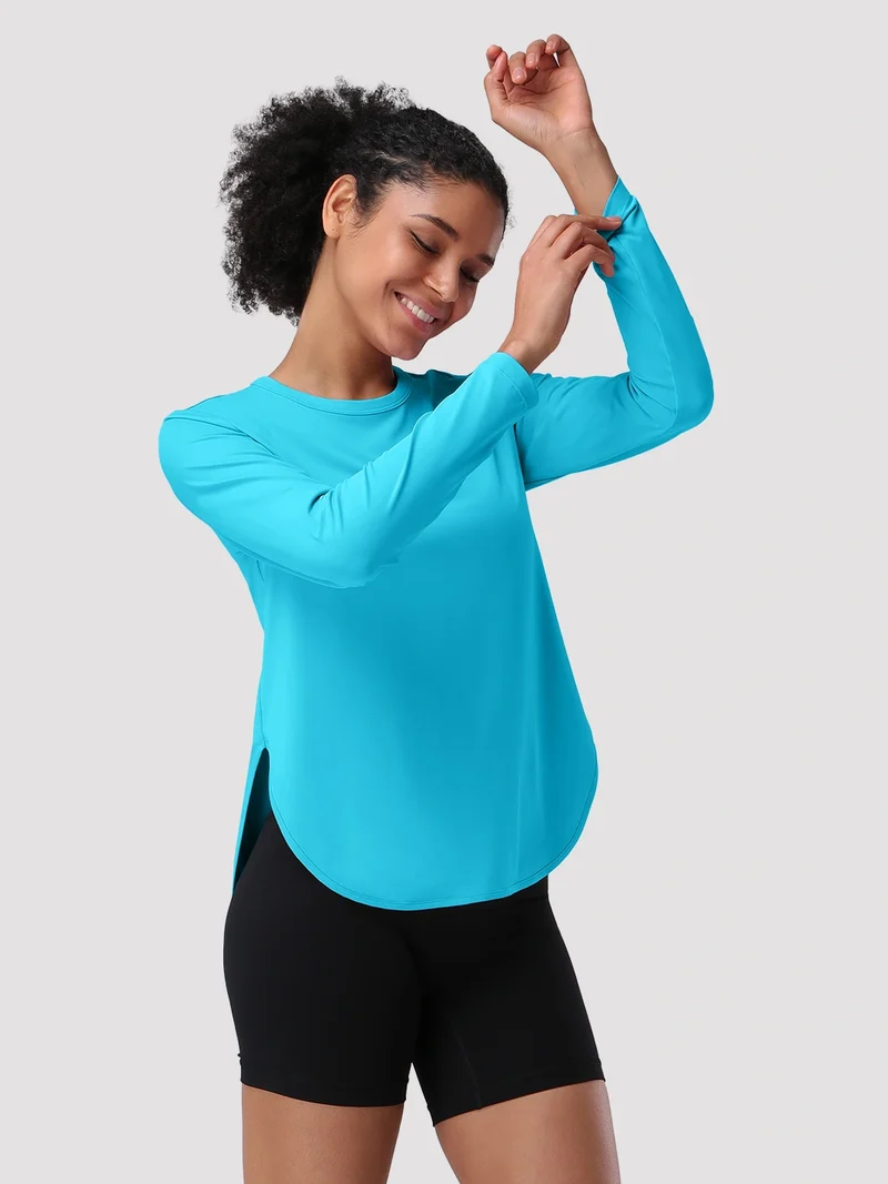 Women's UPF 50+ High-Low Hem Sun Tee