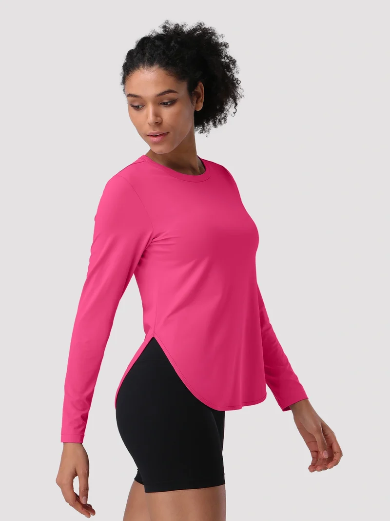 Women's UPF 50+ High-Low Hem Sun Tee