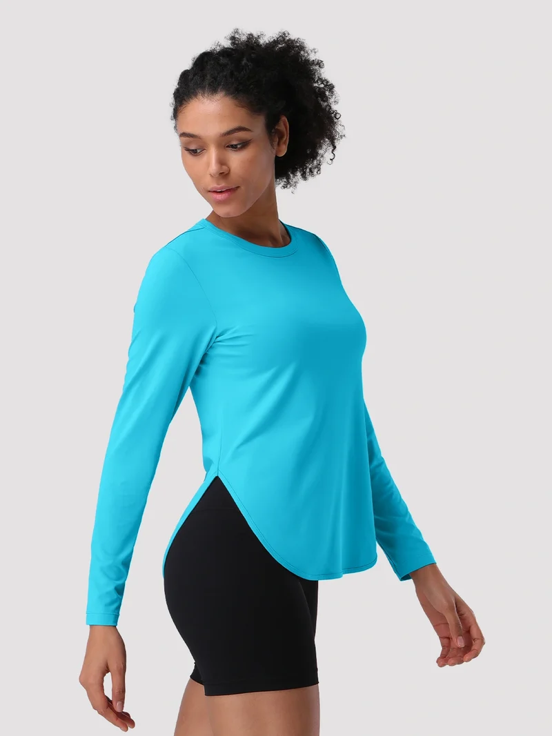Women's UPF 50+ High-Low Hem Sun Tee
