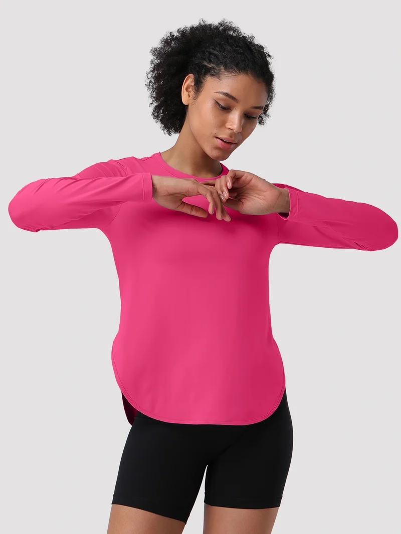 Women's UPF 50+ High-Low Hem Sun Tee