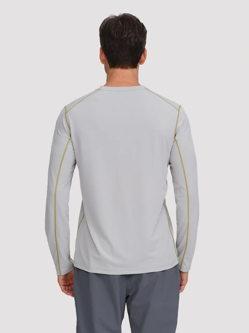 Men's 4-Way Stretch Mesh Long Sleeve Quick-Dry Shirt
