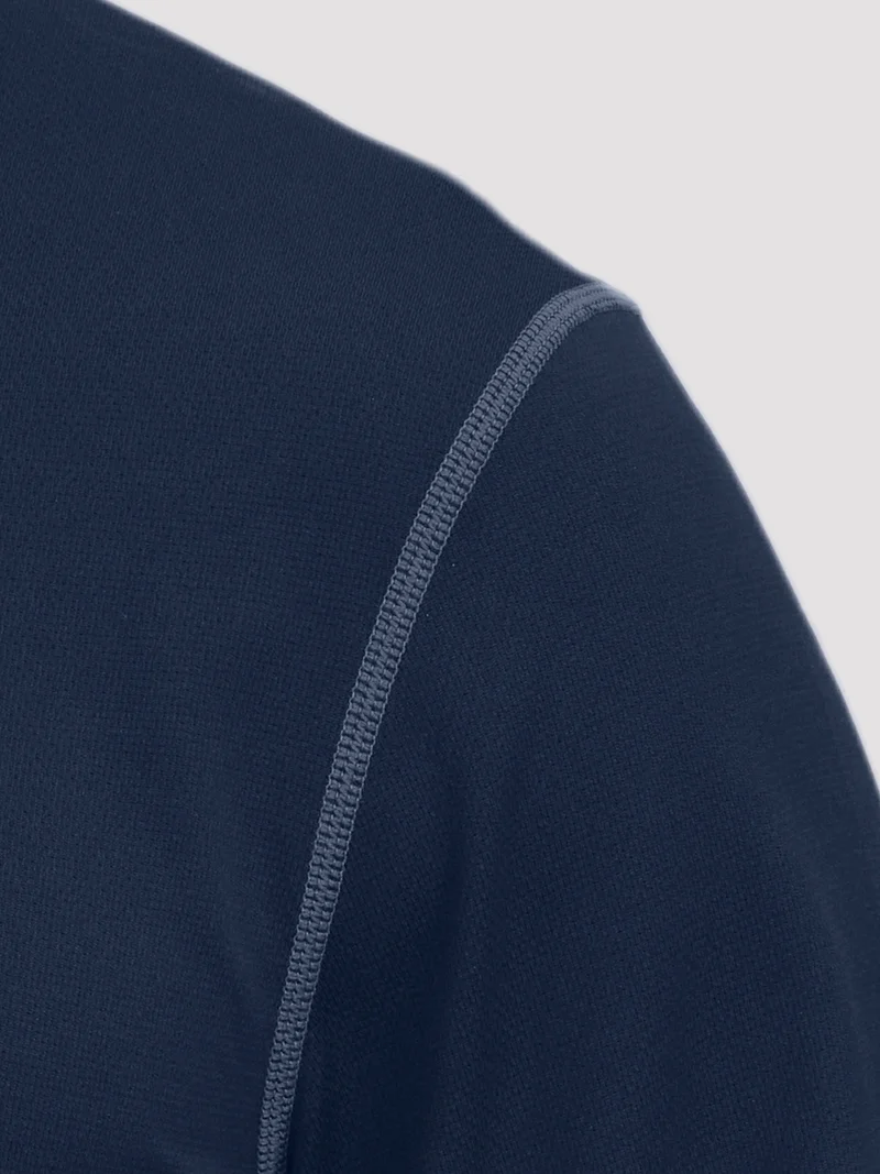 Men's 4-Way Stretch Mesh Long Sleeve Quick-Dry Shirt