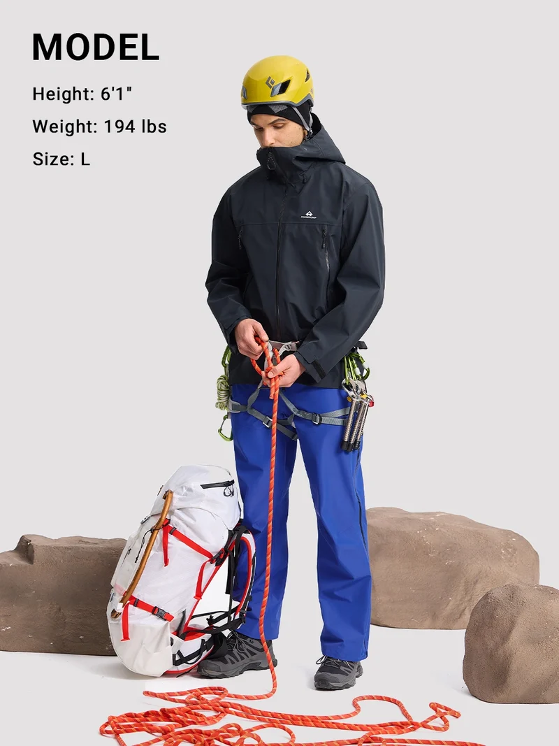 Pioneer Camp NOVA Men's All-Weather Hiking Hardshell Pant