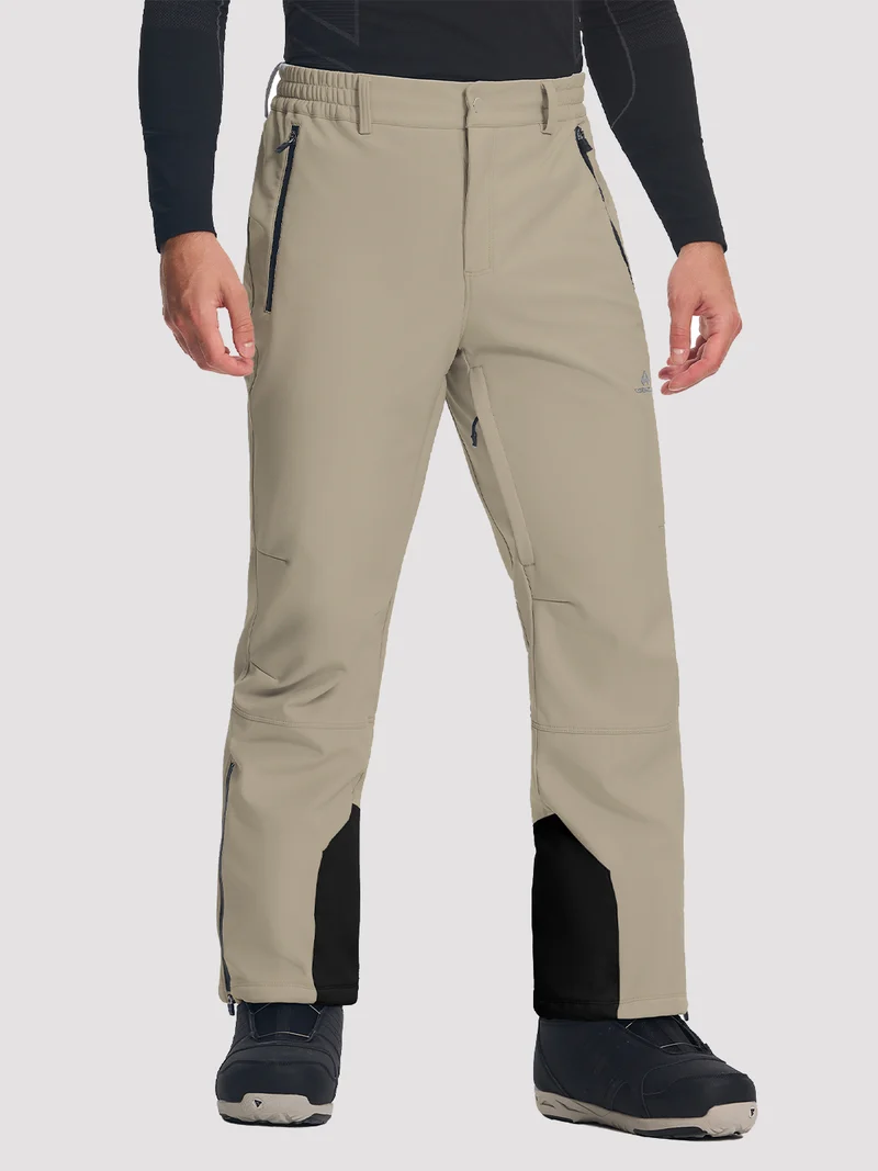 Men's Fleece-Lined Waterproof Ski & Snowboard Pants