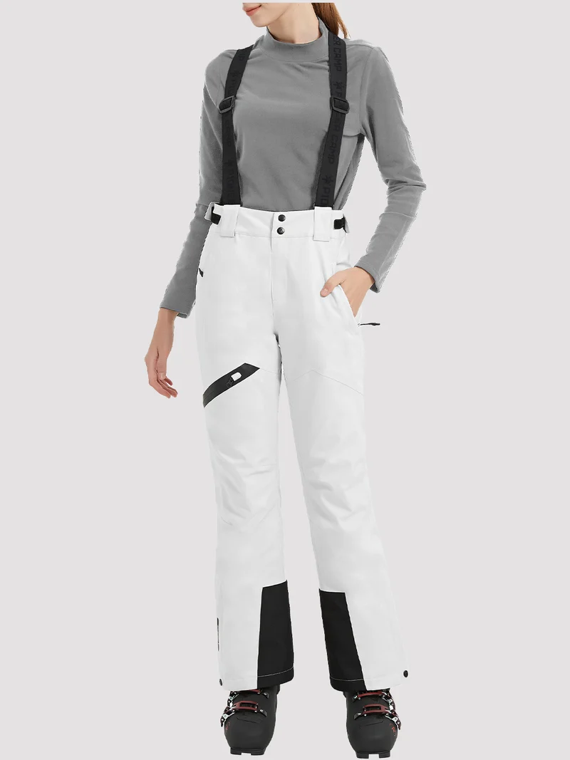 Women's Waterproof Insulated Ski Bib Pants