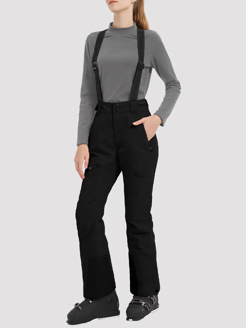 Women's Waterproof Insulated Ski Bib Pants