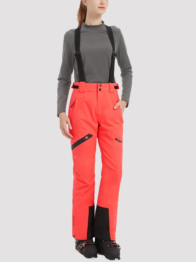 Women's Waterproof Insulated Ski Bib Pants