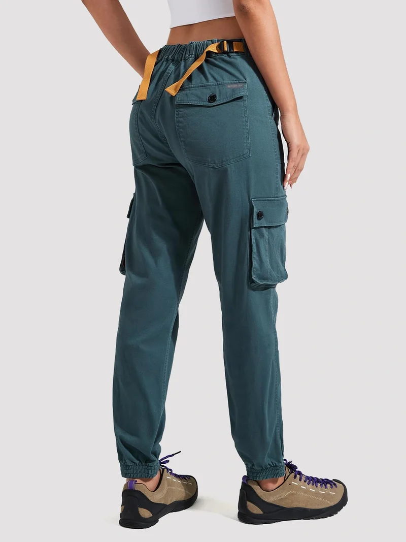 Women's High-Rise Tapered Cargo Pants