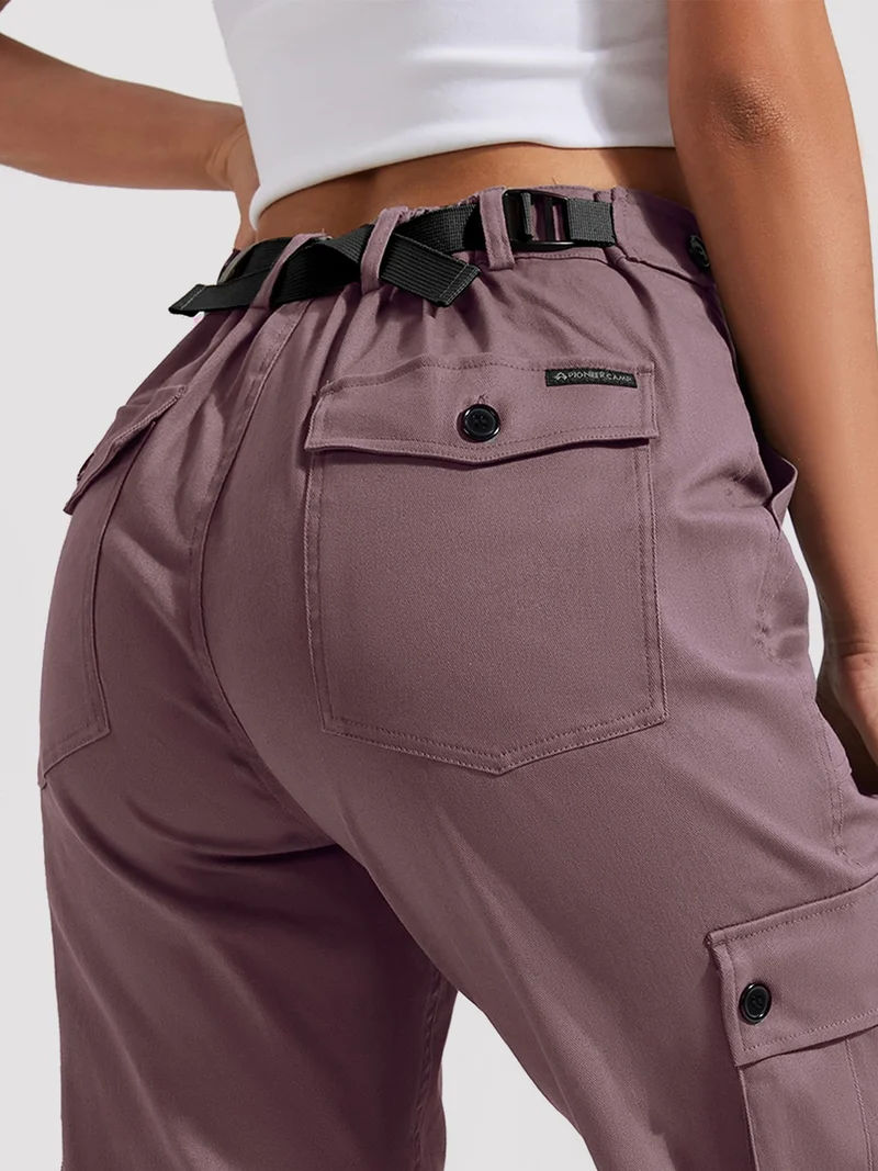 Women's High-Rise Tapered Cargo Pants