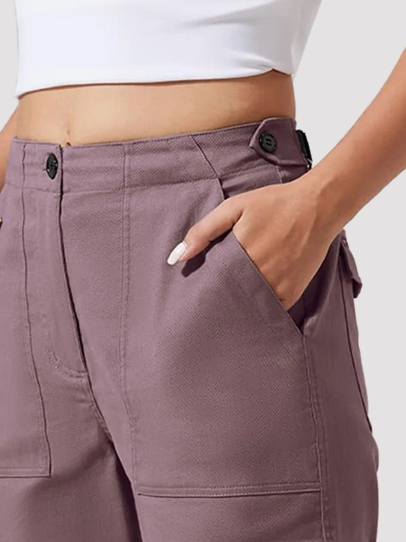 Women's High-Rise Tapered Cargo Pants