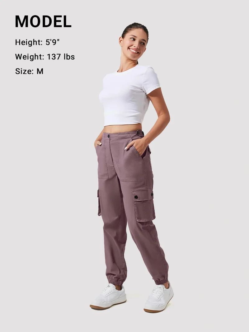 Women's High-Rise Tapered Cargo Pants