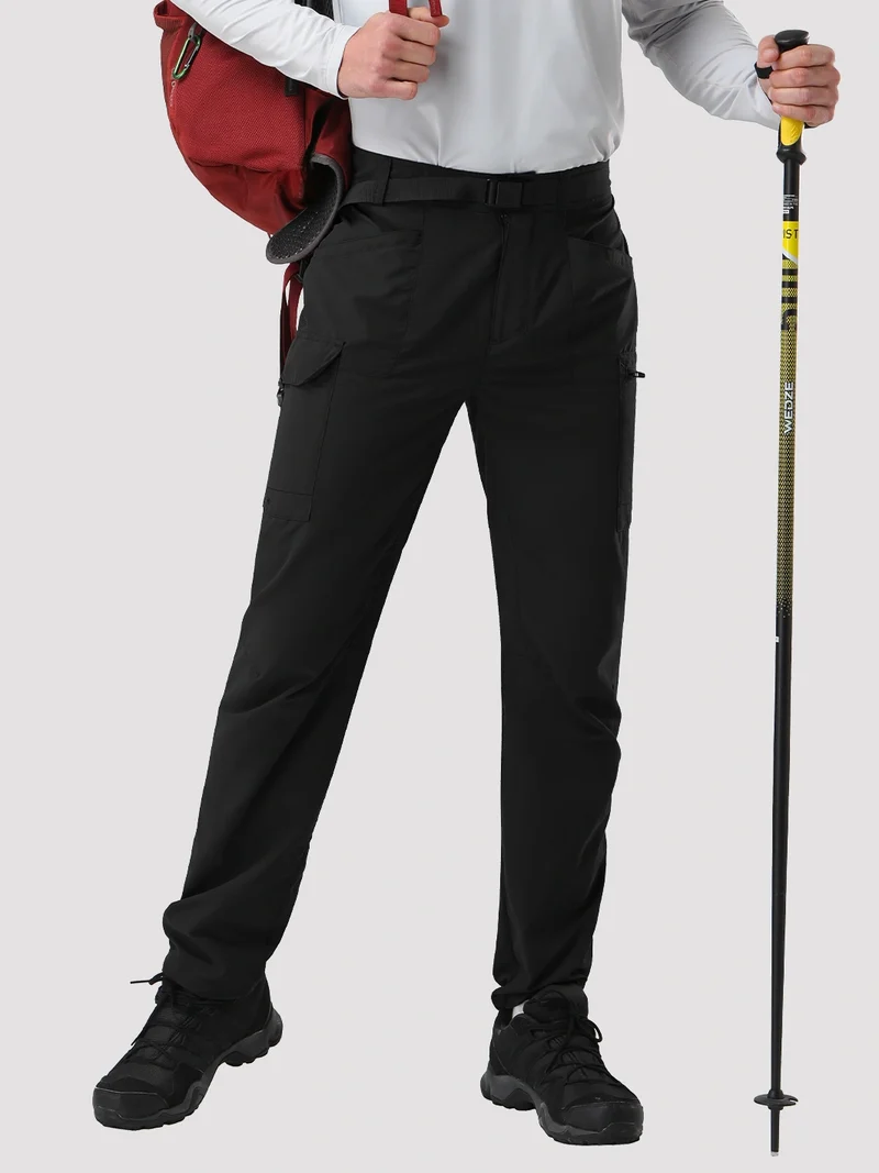 Men's Lightweight Quick-Dry Cargo Pants with Belt