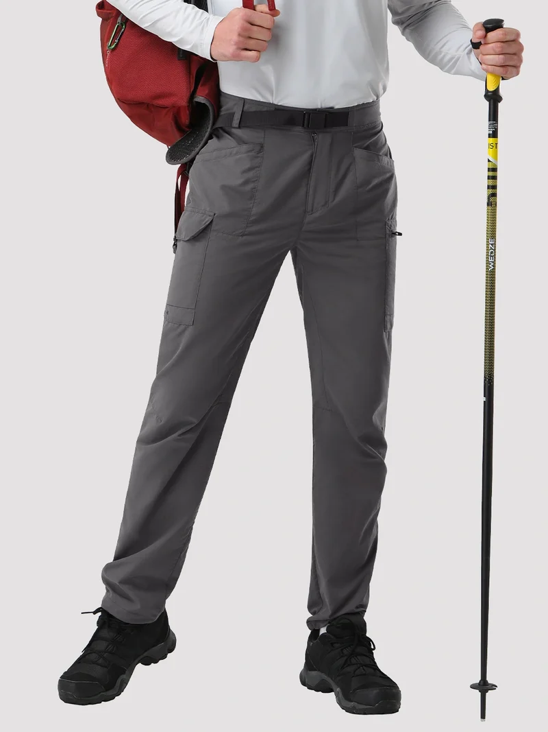 Men's Lightweight Quick-Dry Cargo Pants with Belt