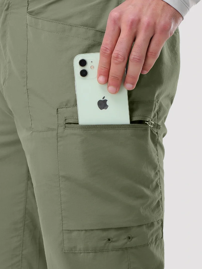 Men's Lightweight Quick-Dry Cargo Pants with Belt