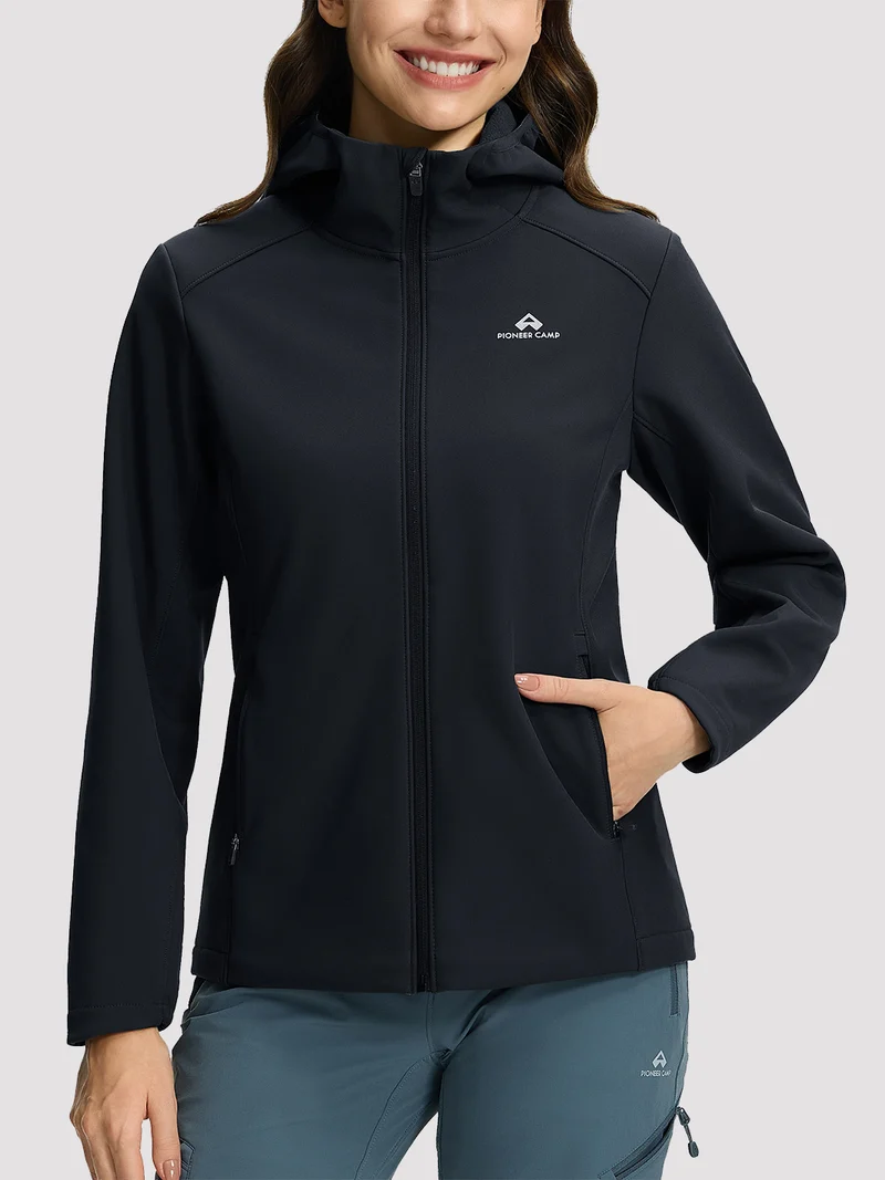 Women's Waterproof Fleece-Lined Softshell Jacket