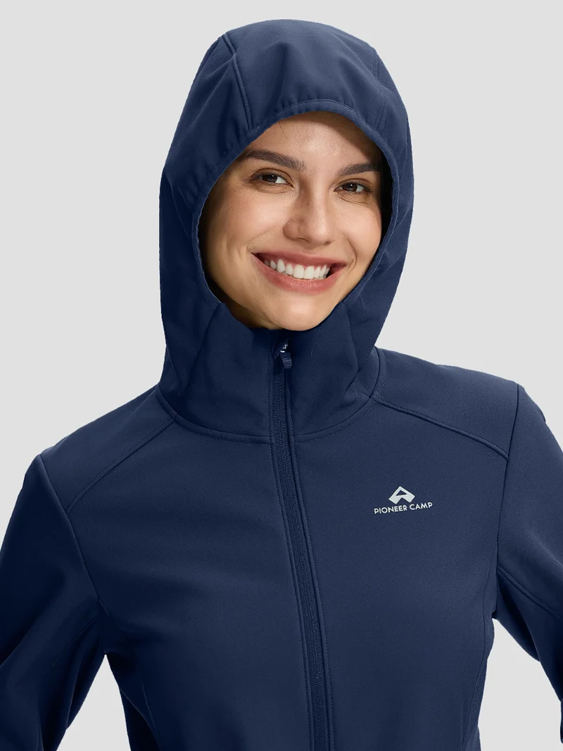 Women's Waterproof Fleece-Lined Softshell Jacket