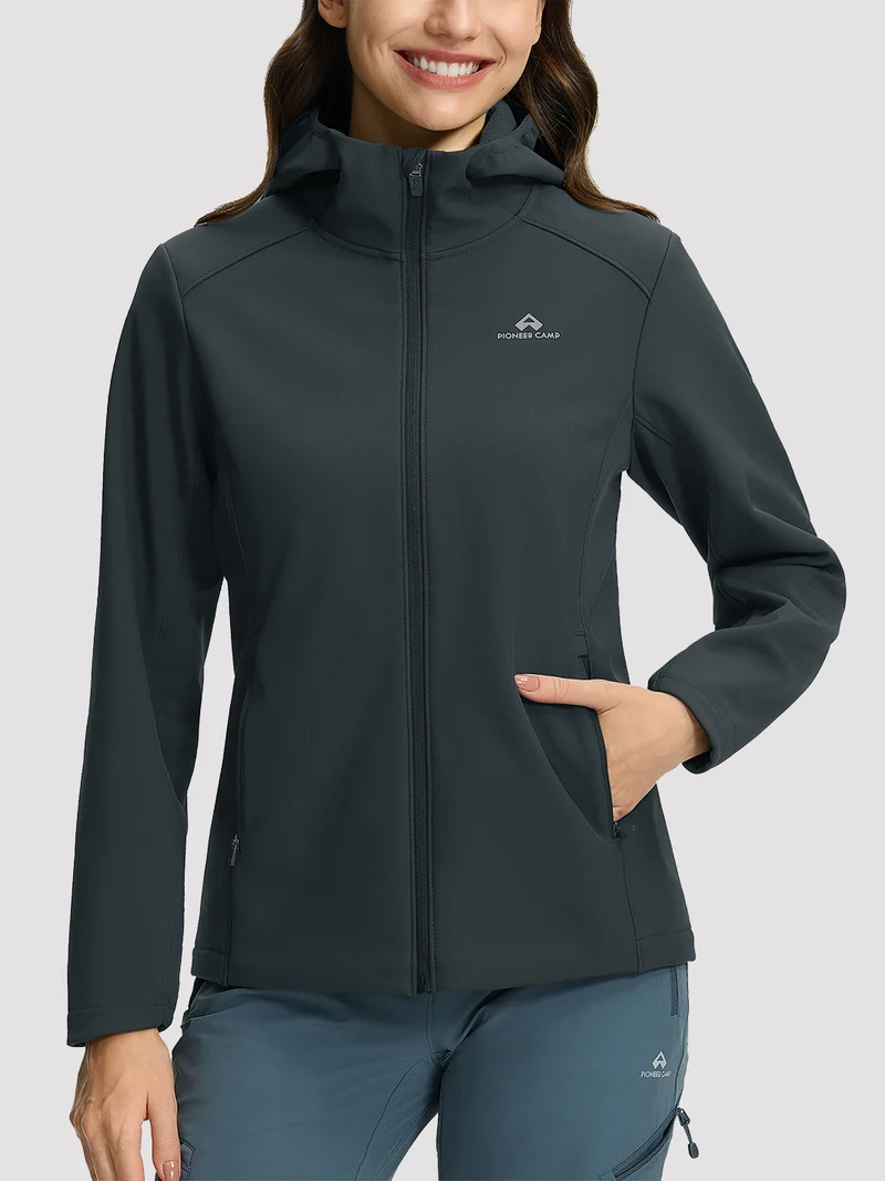 Women's Waterproof Fleece-Lined Softshell Jacket