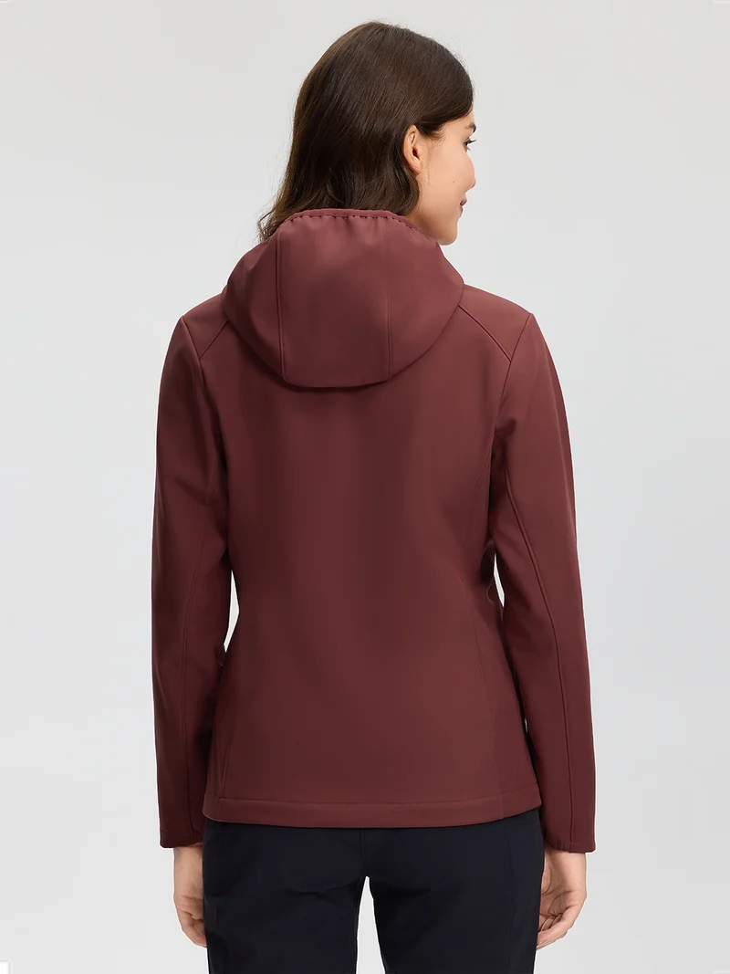 Women's Waterproof Fleece-Lined Softshell Jacket