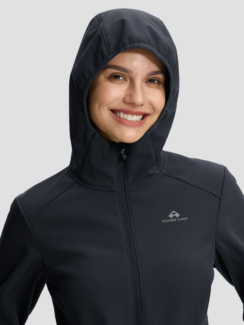 Women's Waterproof Fleece-Lined Softshell Jacket