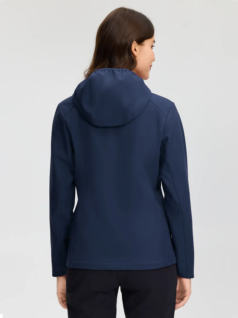 Women's Waterproof Fleece-Lined Softshell Jacket