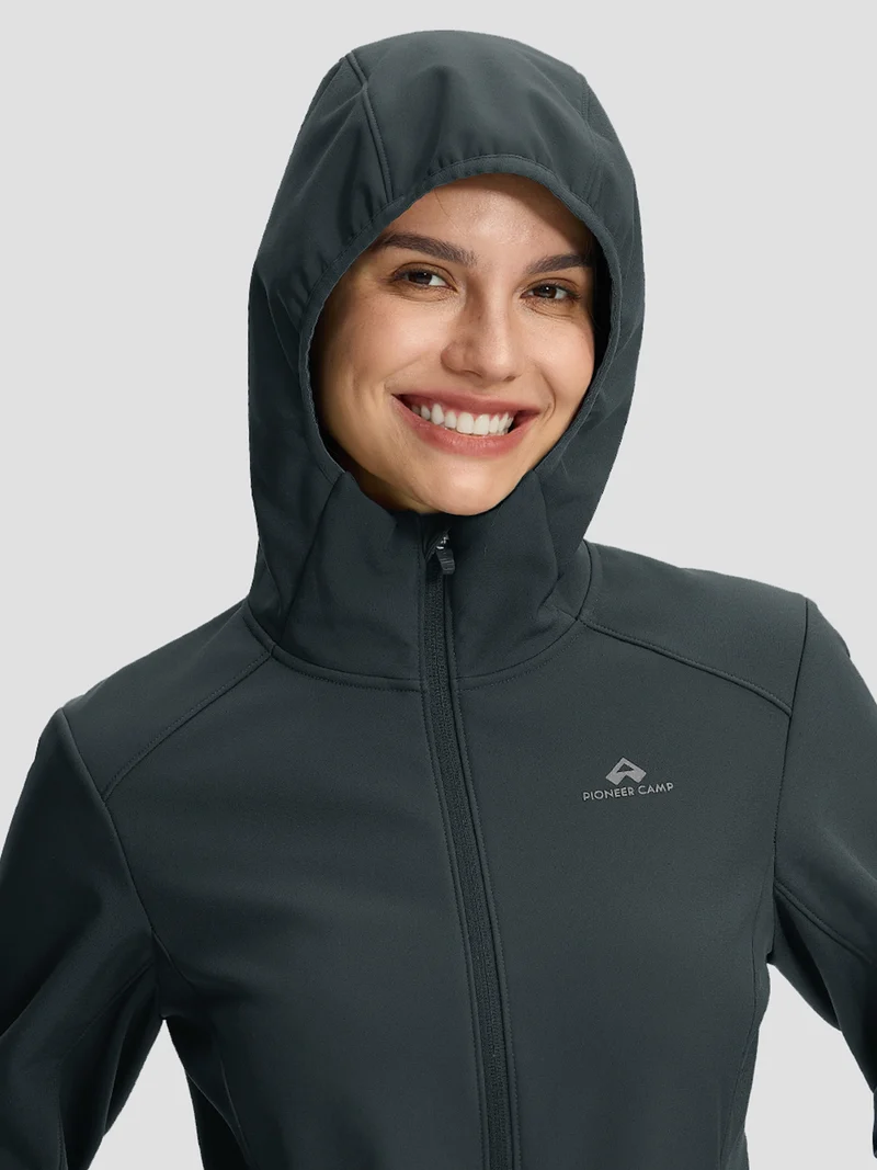 Women's Waterproof Fleece-Lined Softshell Jacket