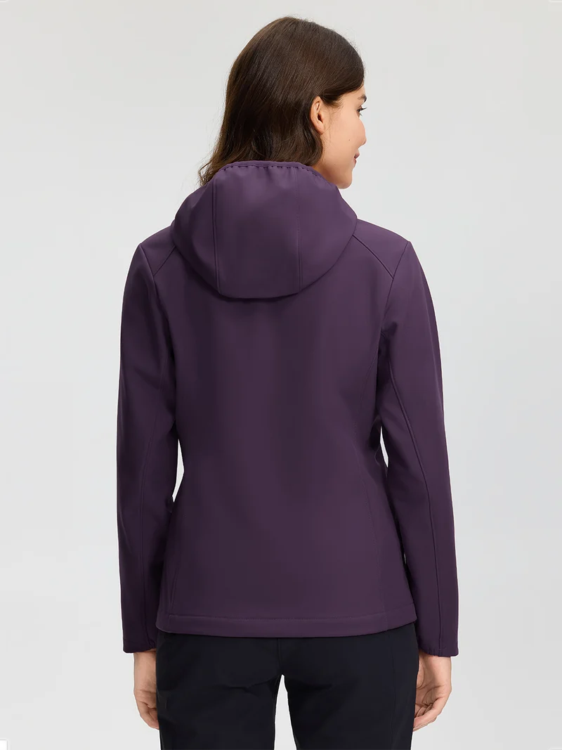 Women's Waterproof Fleece-Lined Softshell Jacket