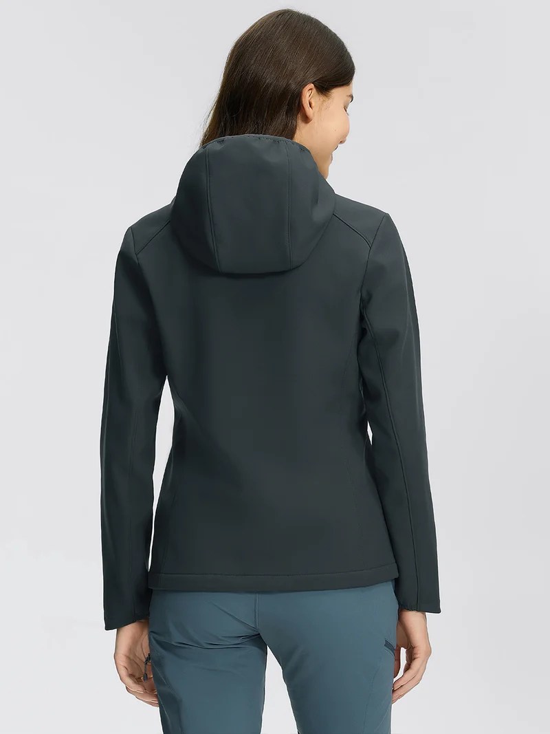 Women's Waterproof Fleece-Lined Softshell Jacket
