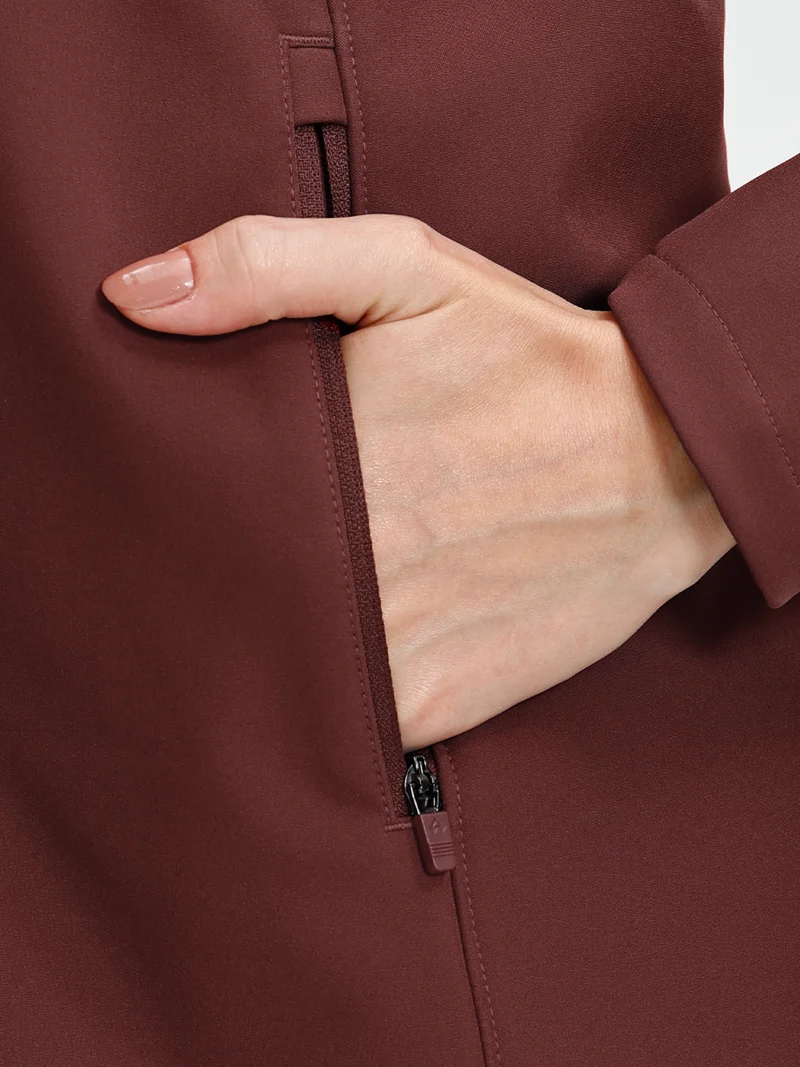 Women's Waterproof Fleece-Lined Softshell Jacket