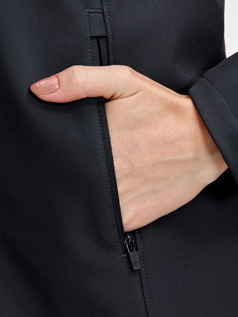 Women's Waterproof Fleece-Lined Softshell Jacket