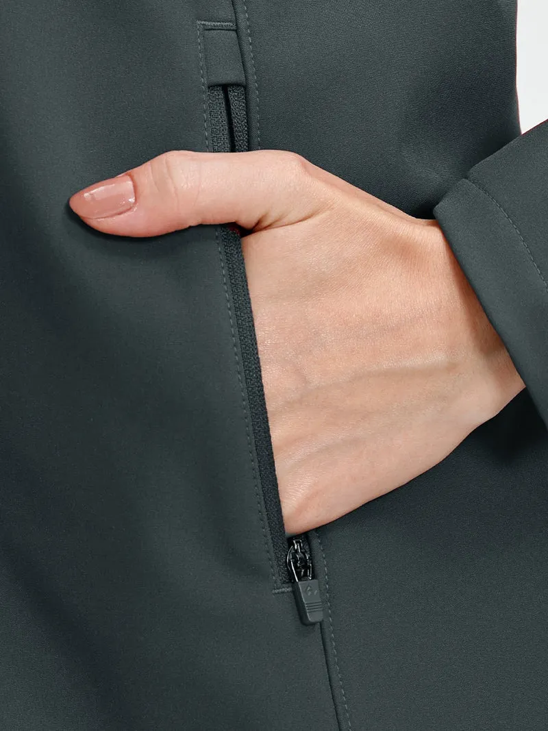 Women's Waterproof Fleece-Lined Softshell Jacket