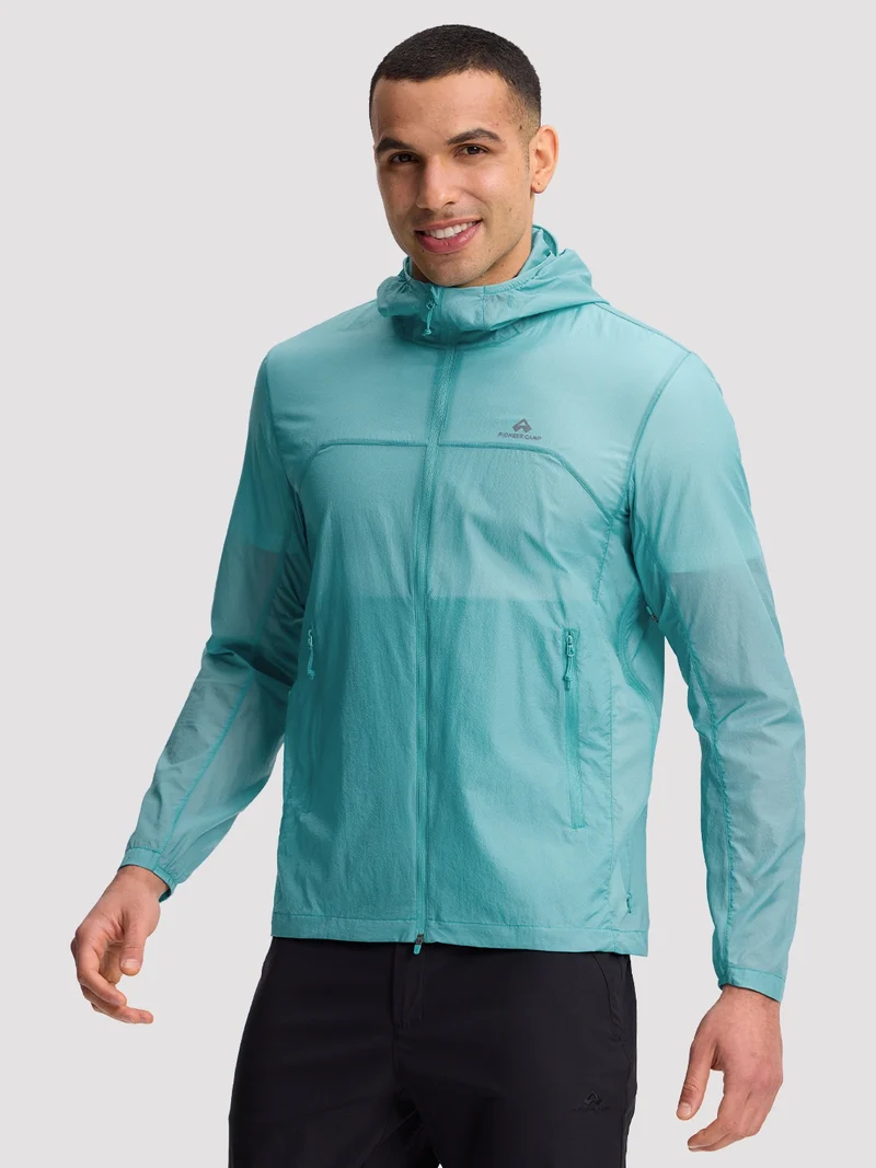 Men's Packable UPF 50+ Ventilated Windbreaker