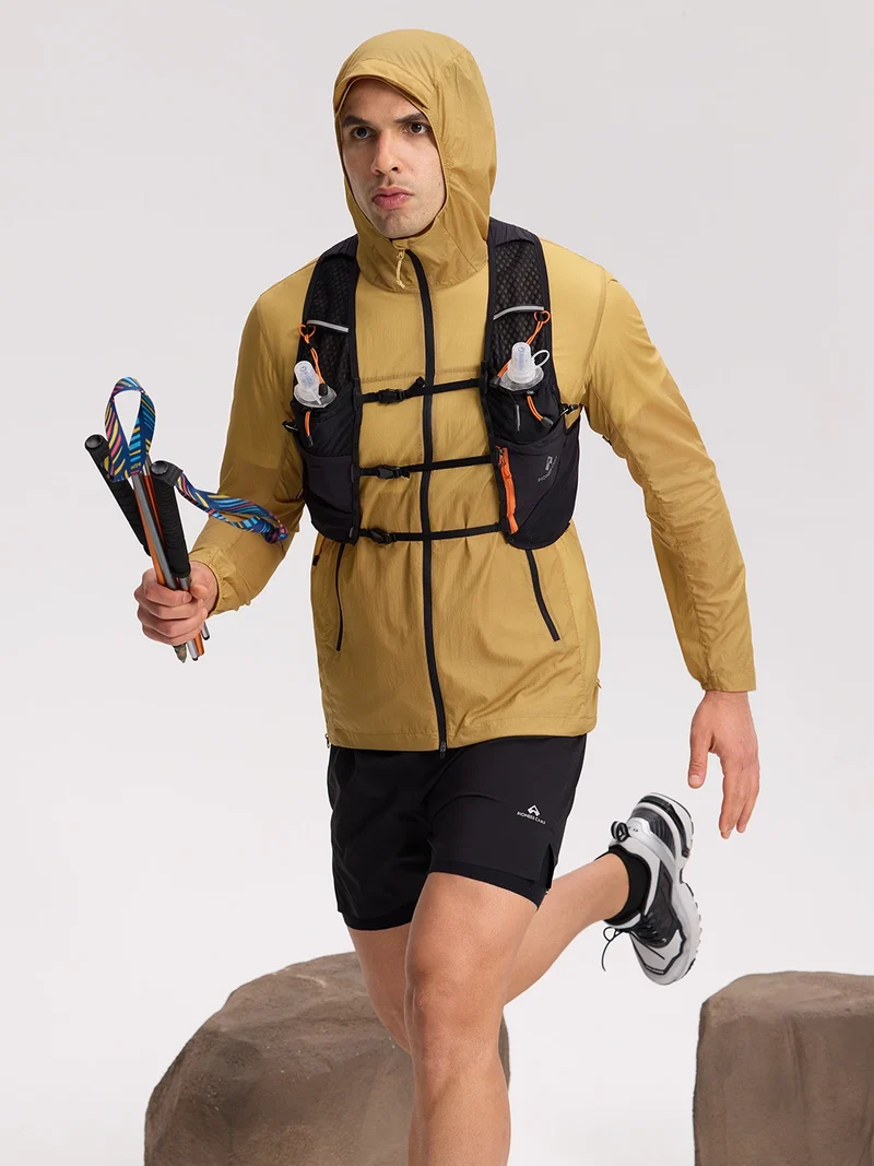 Men's Packable UPF 50+ Ventilated Windbreaker