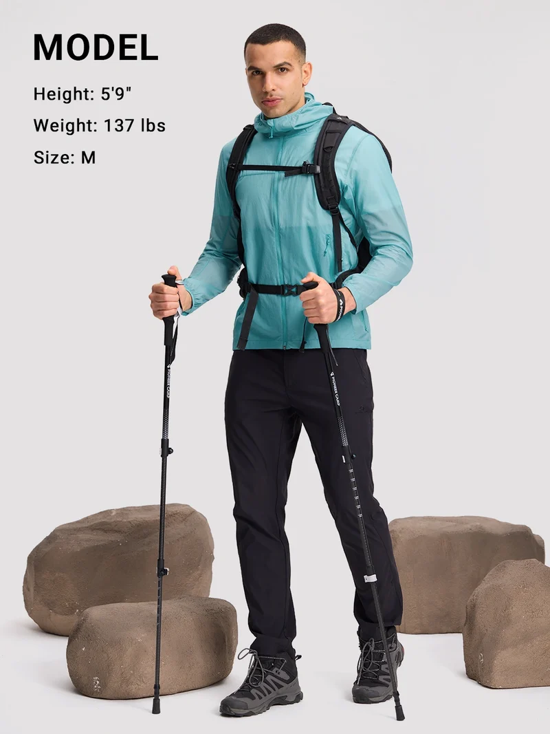 Men's Packable UPF 50+ Ventilated Windbreaker