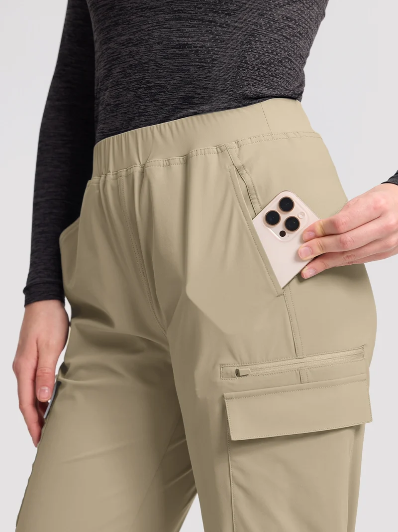 Women's UPF 100+ Pull-On Cargo Hiking Pants