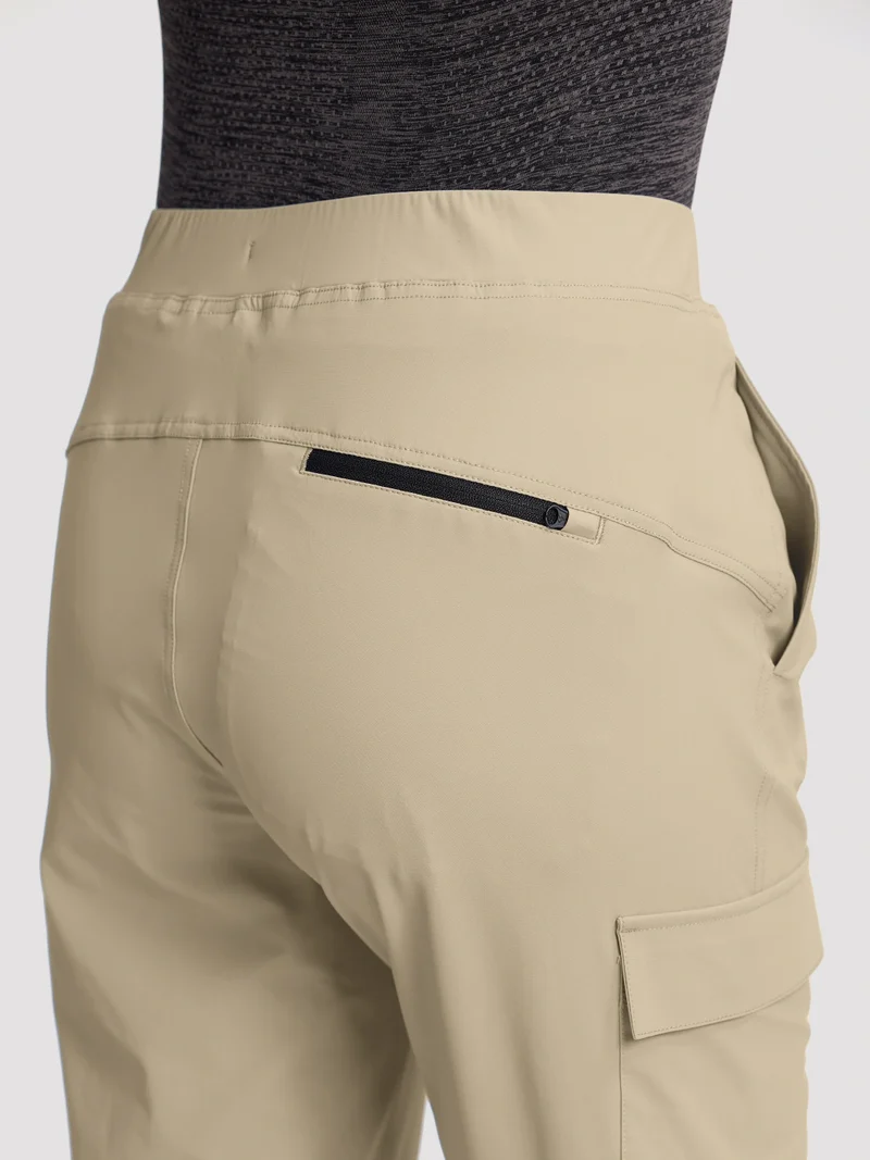 Women's UPF 100+ Pull-On Cargo Hiking Pants