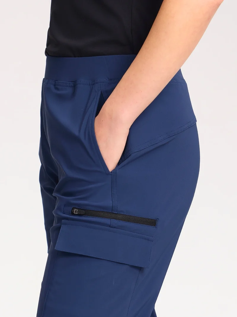 Women's UPF 100+ Pull-On Cargo Hiking Pants