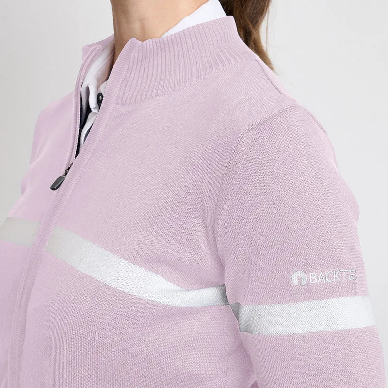 Bio-Windbreaker-Pullover für Damen, zartes Lila