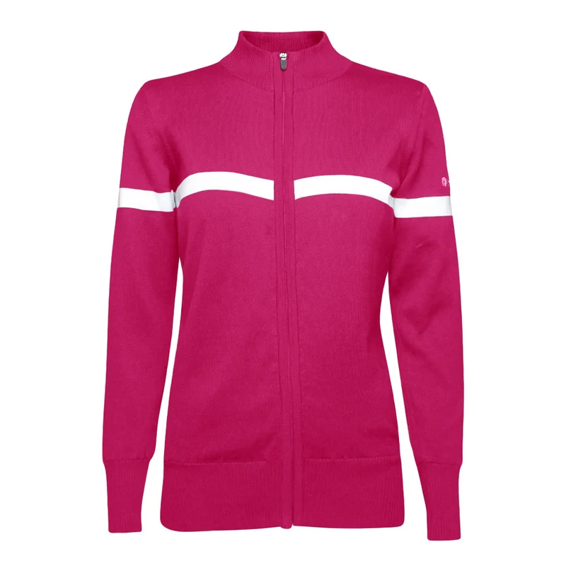 Bio-Windbreaker-Pullover für Damen, Fuchsia