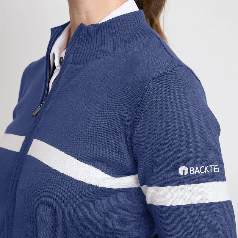 Bio-Windbreaker-Pullover für Damen, Dämmerungsblau