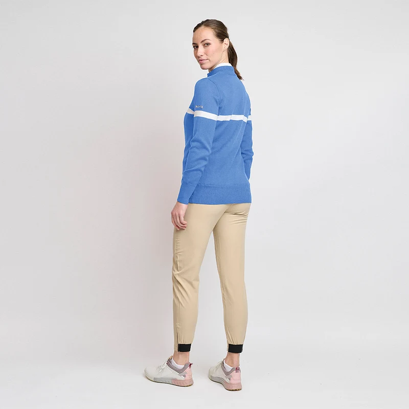 Bio-Windbreaker-Pullover für Damen, Sky