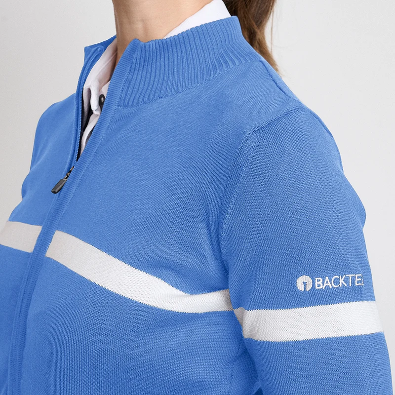 Bio-Windbreaker-Pullover für Damen, Sky