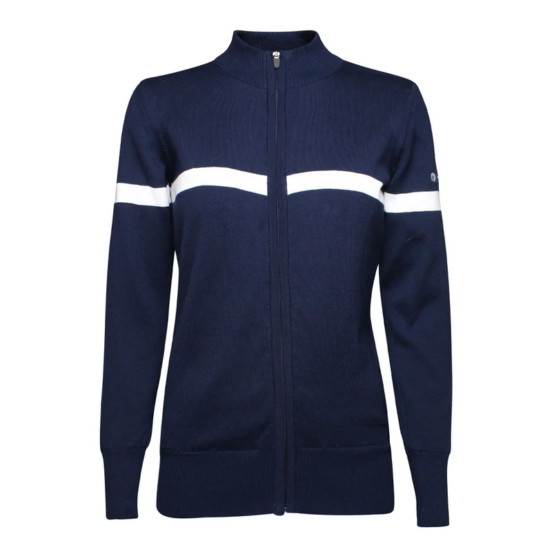 Bio-Windbreaker-Pullover für Damen, Marineblau