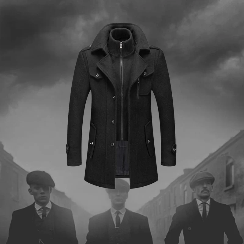 Noah | Herren Elegante Wollmischung-Jacke für Herbst