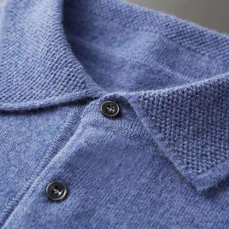 Emil | Herren Kaschmir Business Pullover Polostil