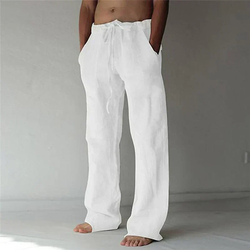 Moritz | Herren Lockere Baumwollhose im Strandlook