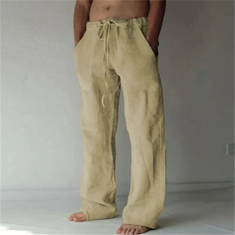 Moritz | Herren Lockere Baumwollhose im Strandlook