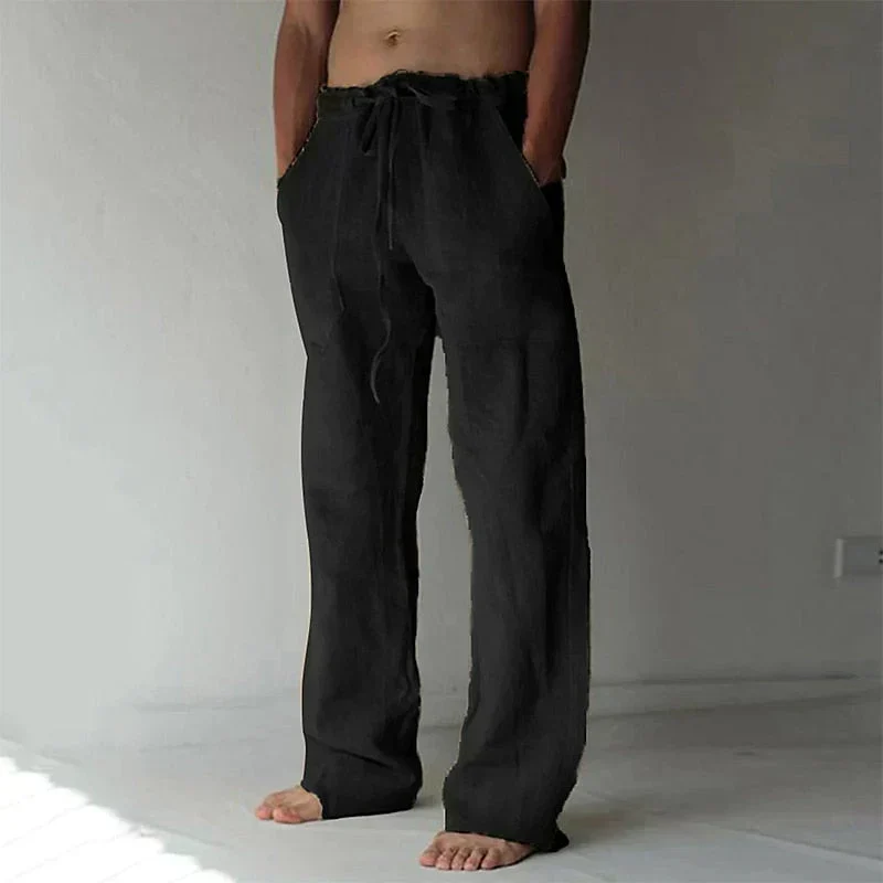 Moritz | Herren Lockere Baumwollhose im Strandlook