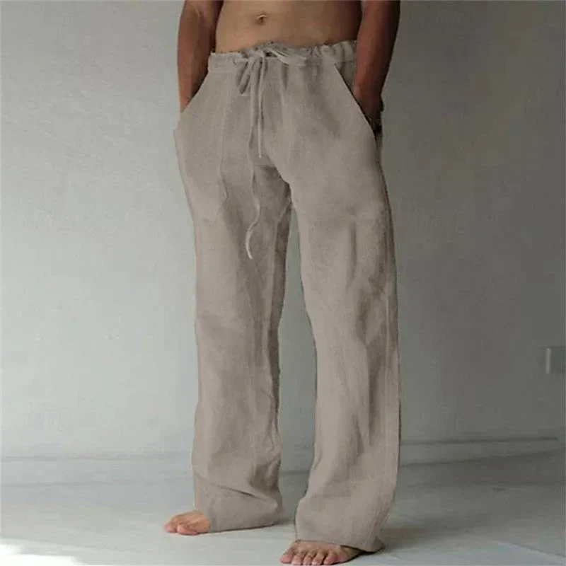 Moritz | Herren Lockere Baumwollhose im Strandlook